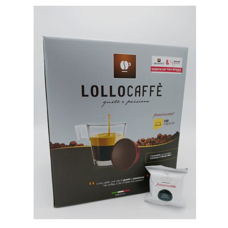 Lollo Caffe' Miscela Oro Modo Mio x100 - Consegna Bevande al piano Drink  Express Torino®